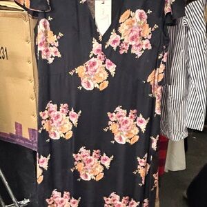 Floral Black Dress LoveShackFancy